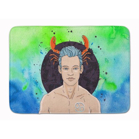 Carolines Treasures Cancer Zodiac Sign Machine Washable Memory Foam Mat BB7320RUG